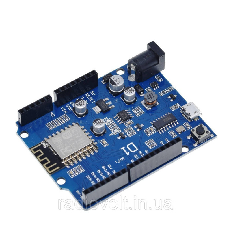 WiFi модуль ESP8266-12E WeMos D1 в формфакторе Arduino UNO