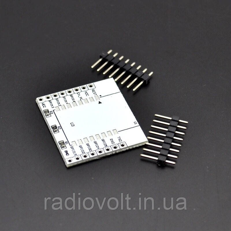 Адаптер для Wi-Fi модулей ESP8266 (ESP-07, ESP-08, ESP-12E, ESP-12F)