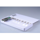 Корпус павербанка Dual USB 5 В 2 А, 8*18650, білий