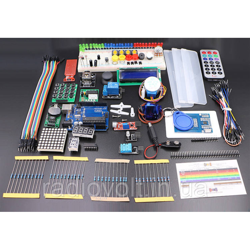 Набір Arduino Starter Kit RFID стартовий на базі Uno R3 (в кейсі)