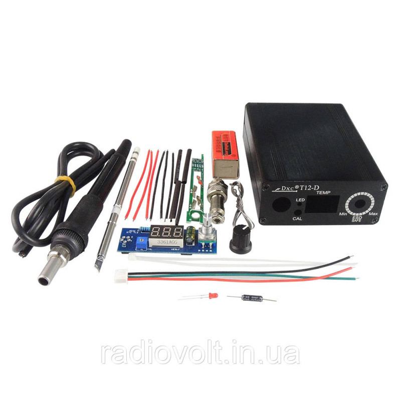 Паяльна станція Hakko T12 72 Вт, набір для збирання, корпус, блок живлення
