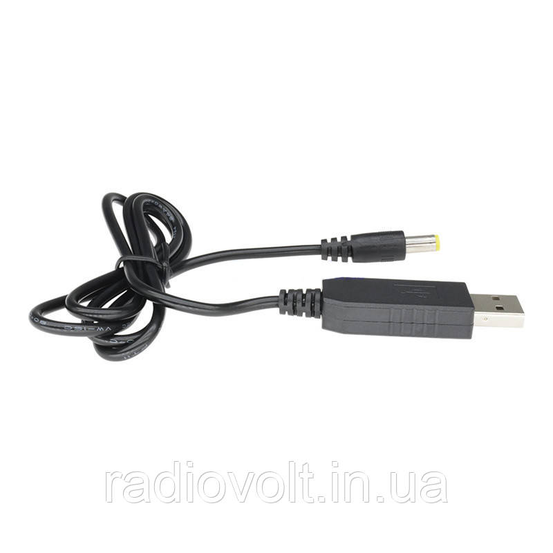 Підвищувальний USB кабель 5-12 В, роз'єм 2.1 x 5.5 мм