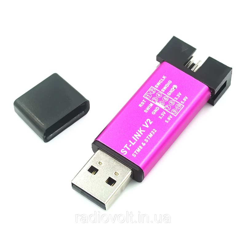 Програматор зневоднення St-Link v2 mini, STM8, STM32