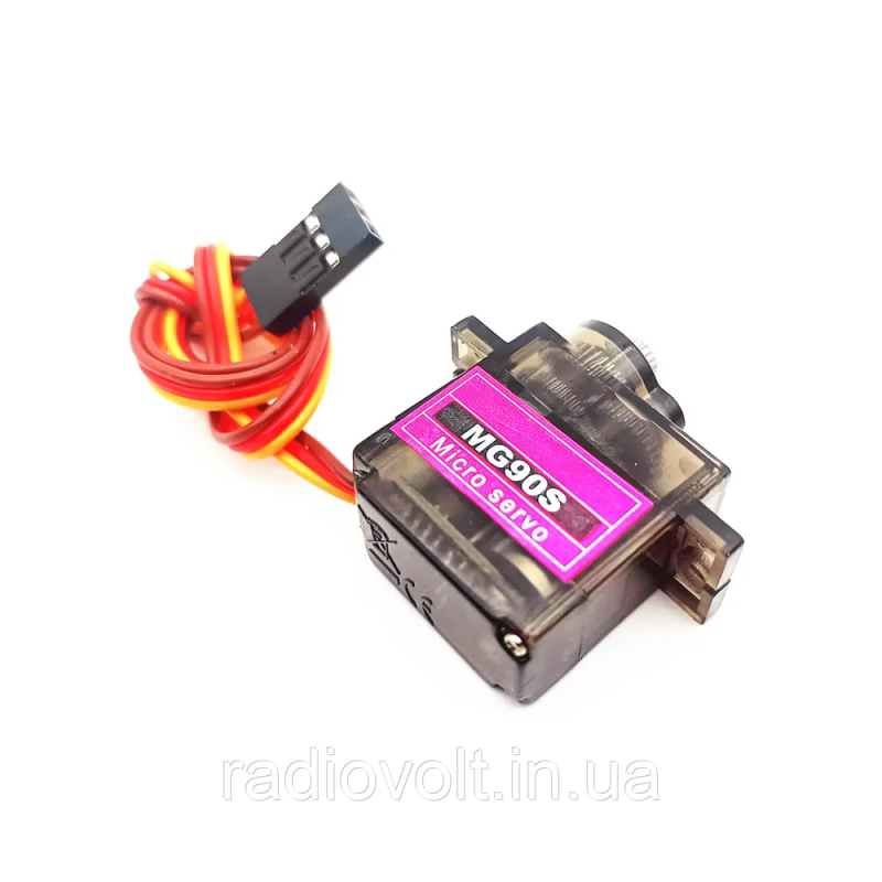 Сервопривід Tower Pro MG90S 14g з металевим редуктором