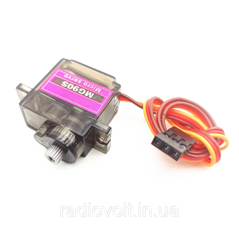 Сервопривід Tower Pro MG90S 14g з металевим редуктором