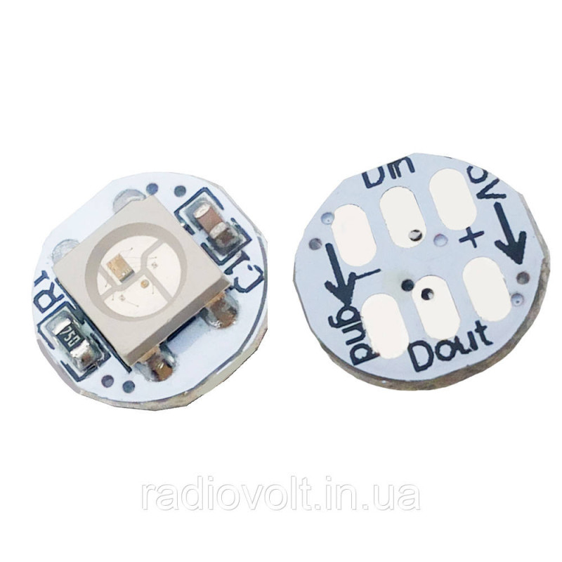 Керований RGB-світлодіод WS2812B на платі