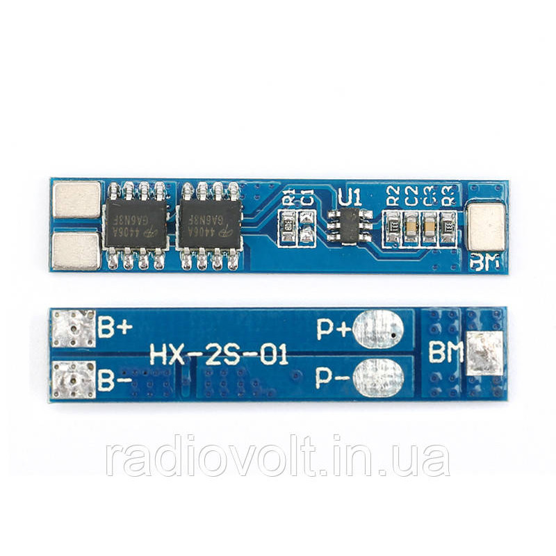 BMS 2S 5A 8.4 В Контролер заряду розряду Li-ion батарей