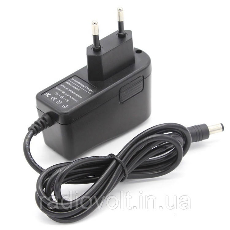 Зарядний пристрій для 3s збірки Li-ion, Li-Pol 12.6В 1A