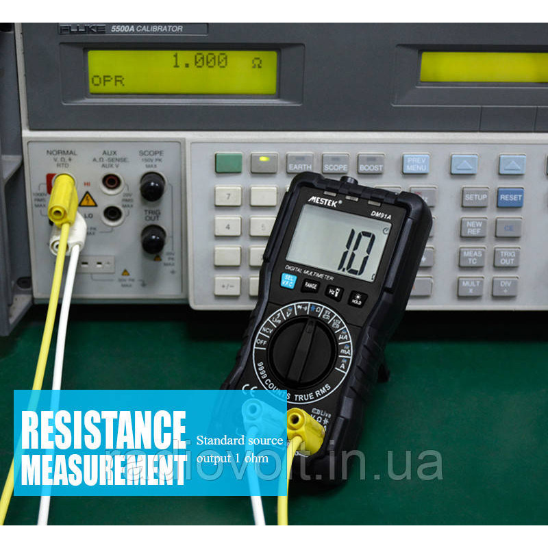 Мультиметр автомат MESTEK DM91A, True RMS, NCV, 9999 відрахунків