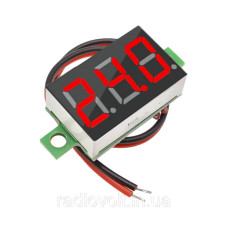 Вольтметр 4,5 - 30В, 0.36 LED, Червоний