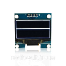 OLED-дисплей 1.3" I2C (білий) 128х64