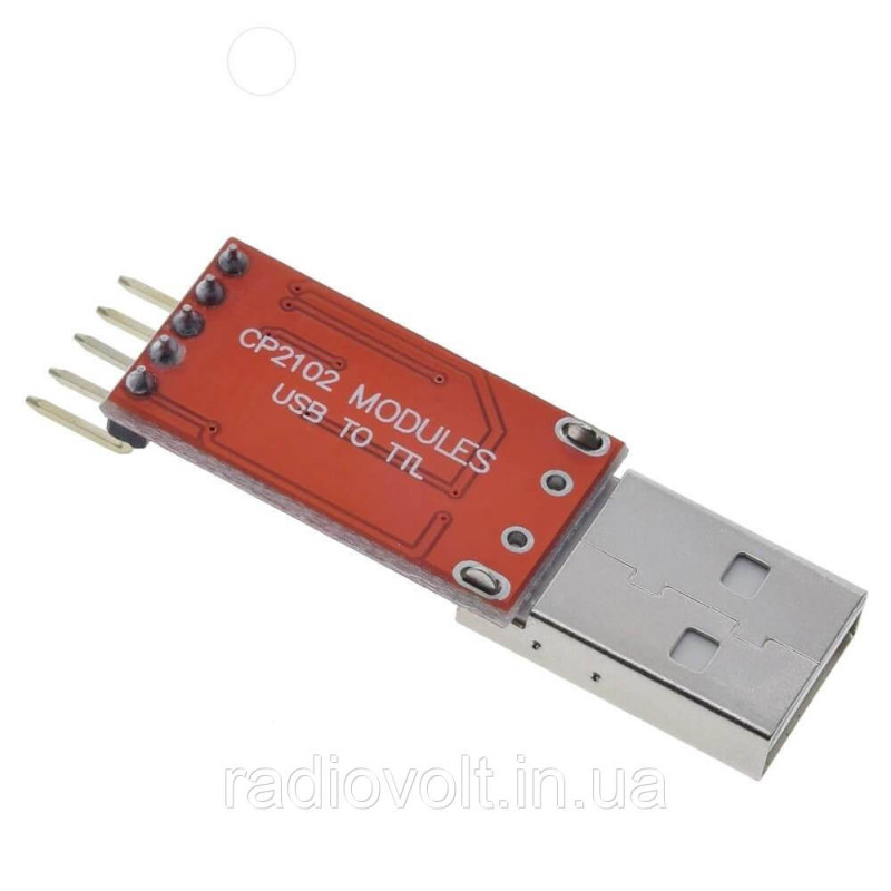 USB - TTL конвертер CP2102 3.3/5В USB (UART RS232 TTL)