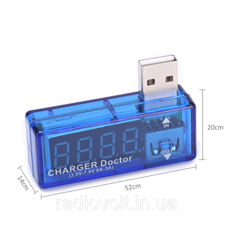 USB тестер струму і напруги, вольтметр, амперметр