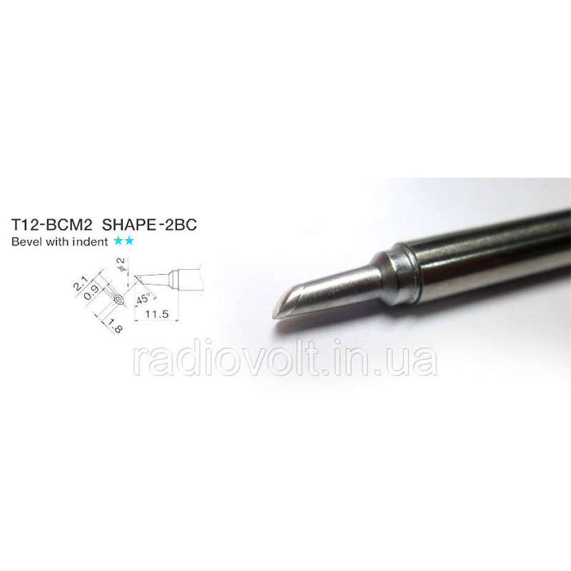 Жало паяльної станції Hakko T12 - BCM2 (мікрохвилі)