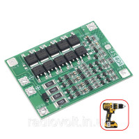 BMS 4S 40A 16,8В Контролер заряду розряду Li-ion батарей, балансування