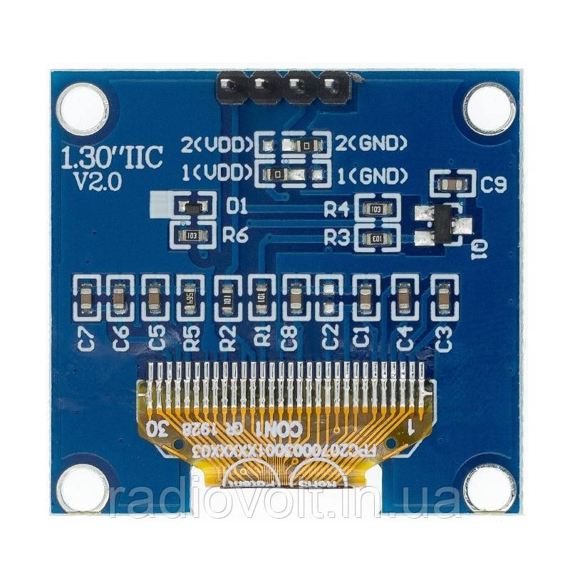 OLED дисплей 1.3" I2C (синій) 128х64
