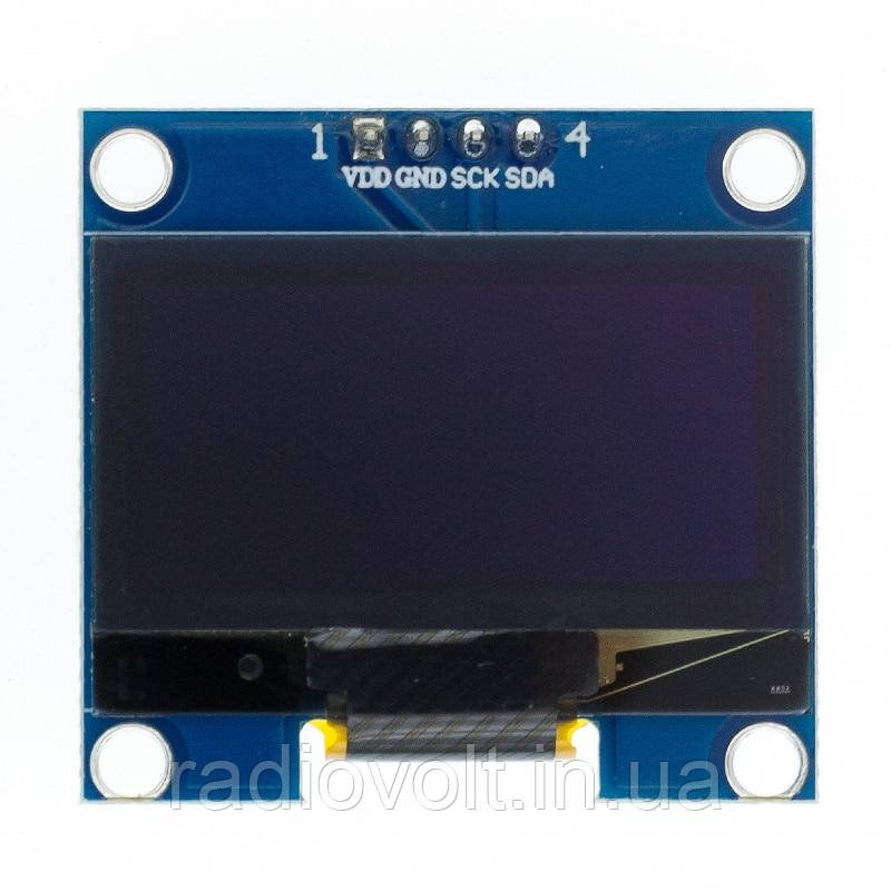 OLED дисплей 1.3" I2C (синій) 128х64