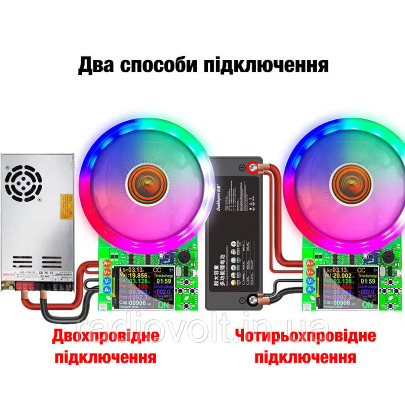Електронна нагрузка 180Вт DL24P Bluetooth, USB тестер 180Вт, Вимірювач ємності 200В, 30А