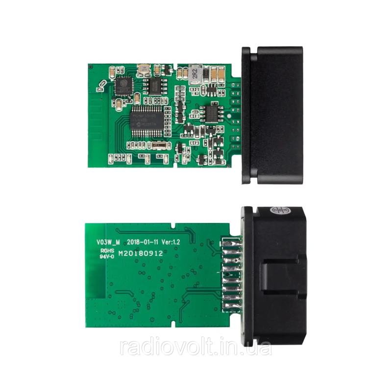 Автосканер KINGBOLEN ELM327 OBD2 v1.5 PIC18F25K80 Wi-Fi адаптер для диагностики авто