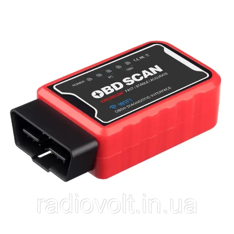 Автосканер KINGBOLEN ELM327 OBD2 v1.5 PIC18F25K80 Wi-Fi адаптер для диагностики авто