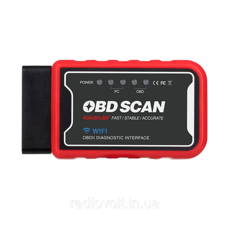 Автосканер KINGBOLEN ELM327 OBD2 v1.5 PIC18F25K80 Wi-Fi адаптер для диагностики авто