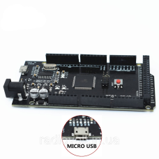 Arduino Mega 2560 R3, ATmega2560, MicroUSB