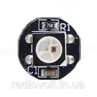 Керований світлодіод RGB WS2812B на платі (чорний)