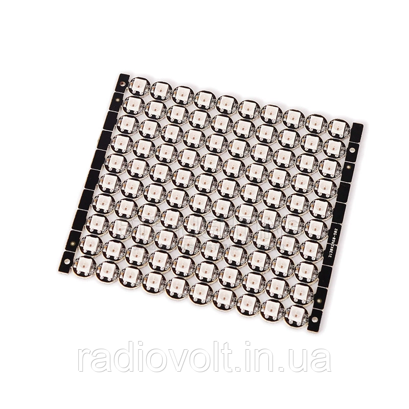 Керований світлодіод RGB WS2812B на платі (чорний)