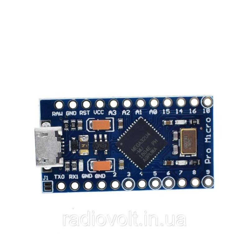 Arduino PRO Micro, ATmega32U4, 5В, 16МГц