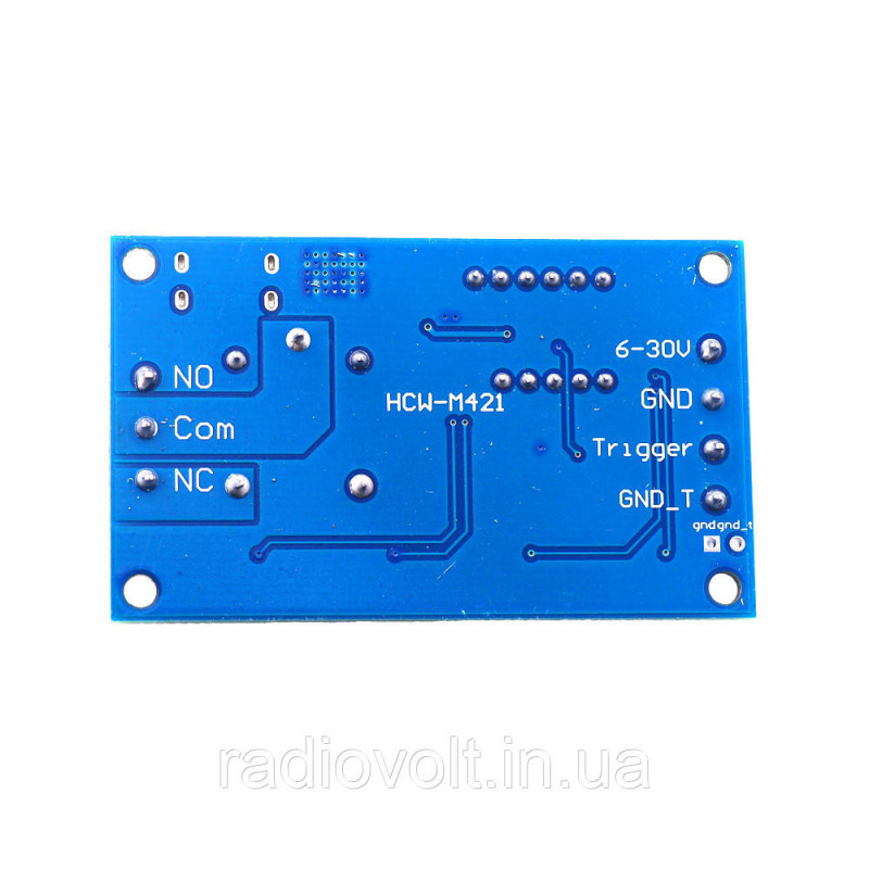 Модуль реле часу із затримкою XY-J02 LED Type-C 0.1с-999мін (5-30 В, 10A/AC 250В)
