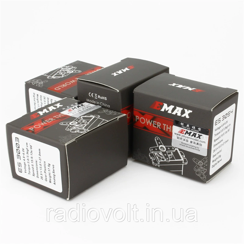 Цифровий сервопривід EMAX ES3054 (металеві шестерні)
