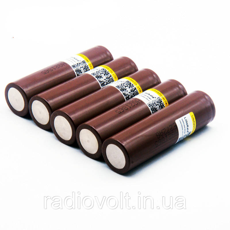 Li-ion акумулятор LG HG2 3000mAh 3.7 V 20A високотоковий
