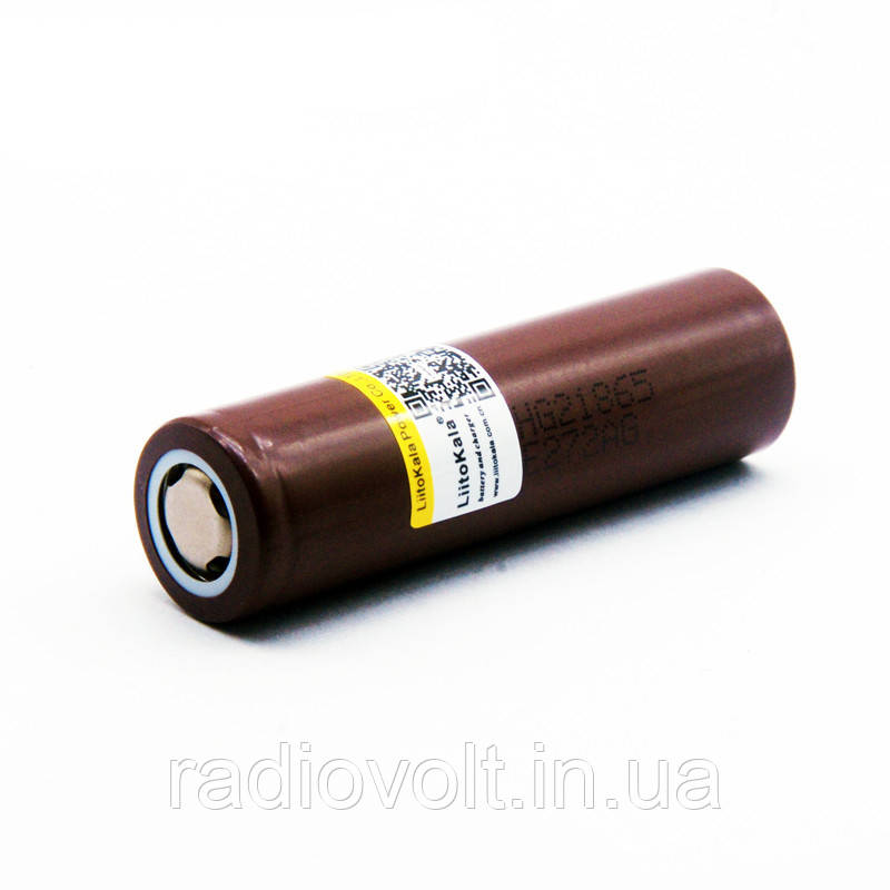 Li-ion акумулятор LG HG2 3000mAh 3.7 V 20A високотоковий
