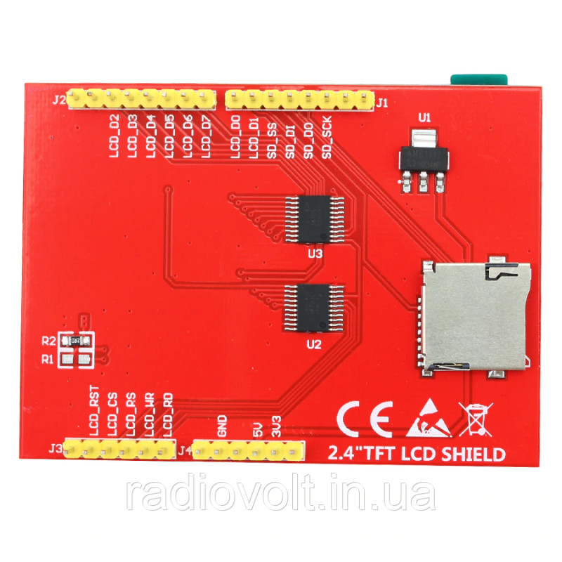 Сенсорний дисплей Arduino TFT 2.4" LCD