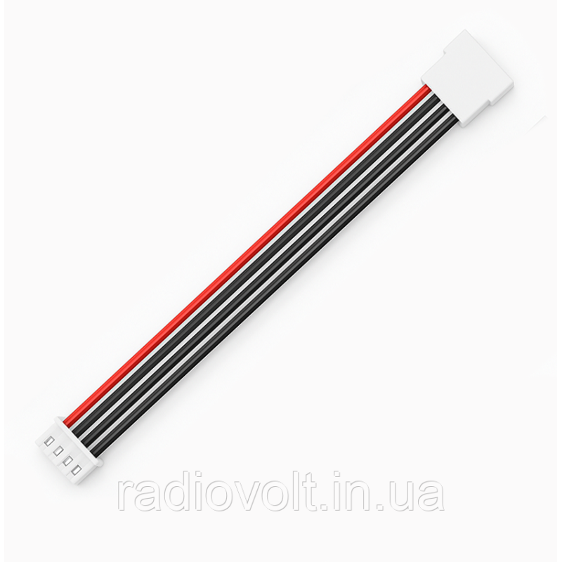 JST-XH 3S, 4pin, 22AWG, 20 см, тато + мама, подовжувач балансувального кабелю