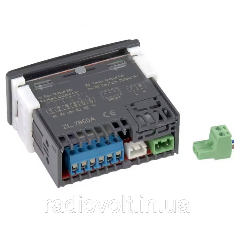 Контролер інкубатора Lilytech ZL-7850A v2.0 датчик ZL-SHr05P. Регулятор температури, вологості