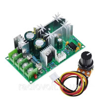 ШИМ регулятор скорости (мощности) PWM DC двигателя 10–60В 20А