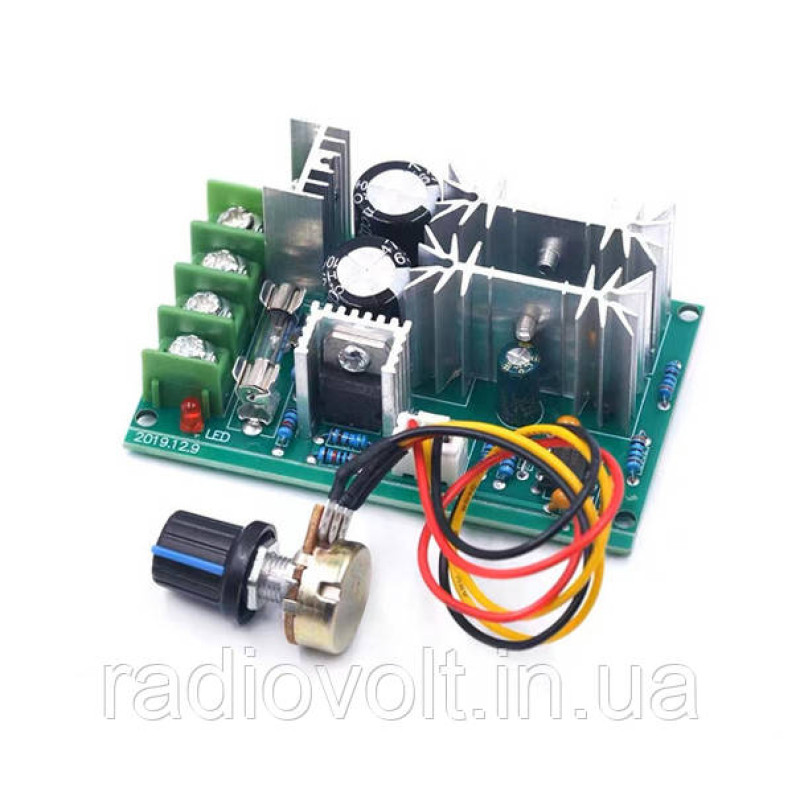 ШІМ регулятор швидкості (потужності) PWM для DC-мотора 10–60В 20А