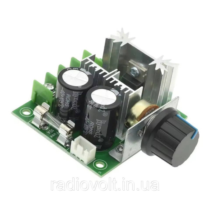 ШІМ-регулятор швидкості (потужності) PWM DC двигуна 12–40В 10А