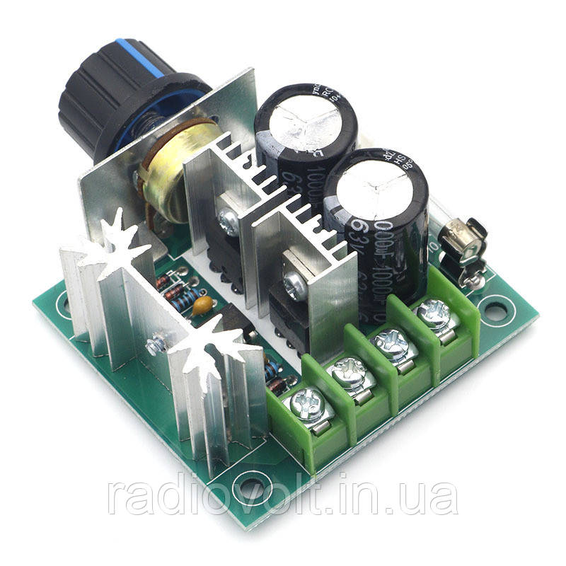 ШІМ-регулятор швидкості (потужності) PWM DC двигуна 12–40В 10А