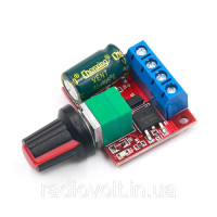 ШИМ регулятор скорости (мощности) PWM DC двигателя 4.5–35В 5А