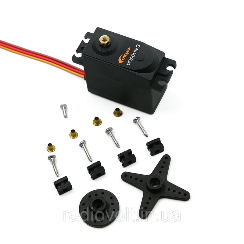 Сервопривід Corona DS558MG 10кг цифровий, 58г
