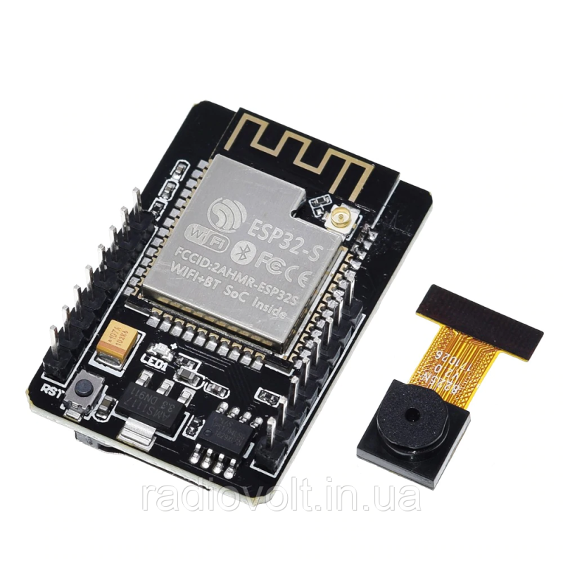 ESP32-CAM — Модуль камери OV2640 2MP, Wi-Fi + Bluetooth