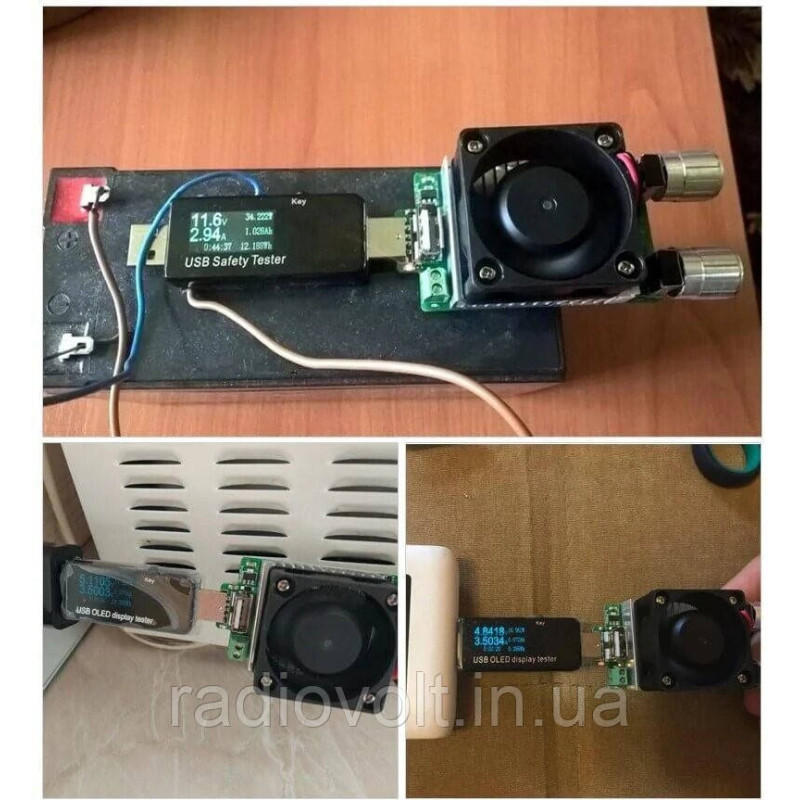 35 Вт USB Електронне навантаження 3-25 В; 0.1-4.5А