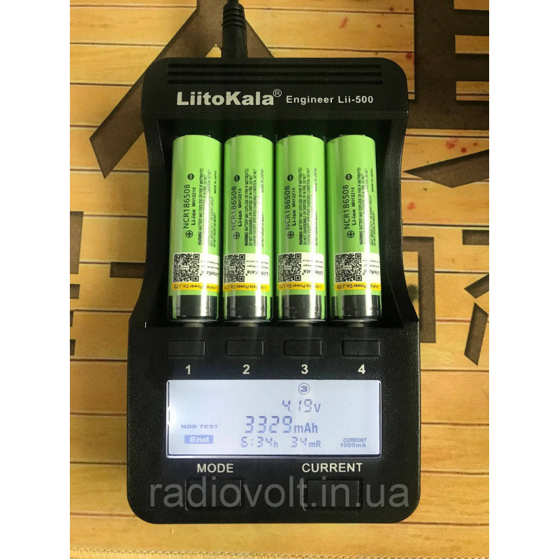 Li-ion акумулятор Panasonic NCR18650B 3400mAh