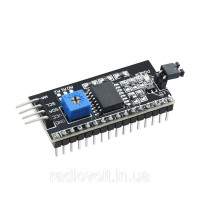 I2C модуль LCD дисплея 1602, 2004 на PCF8574AT, Arduino