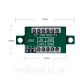 Вольтметр 0-200 В, 0.36 LED, Червоний