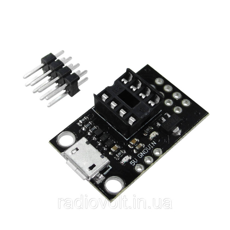 Відладнана плата для ATtiny13A, ATtiny25, ATtiny45, ATtiny85