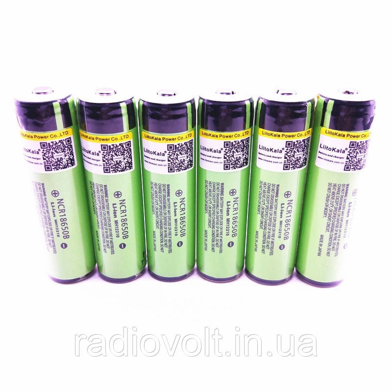 Li-ion акумулятор Panasonic NCR18650B 3400mAh 3.7 V із захистом