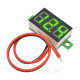 Вольтметр 4,5 - 30 В, 0.36 LED, Зелений
